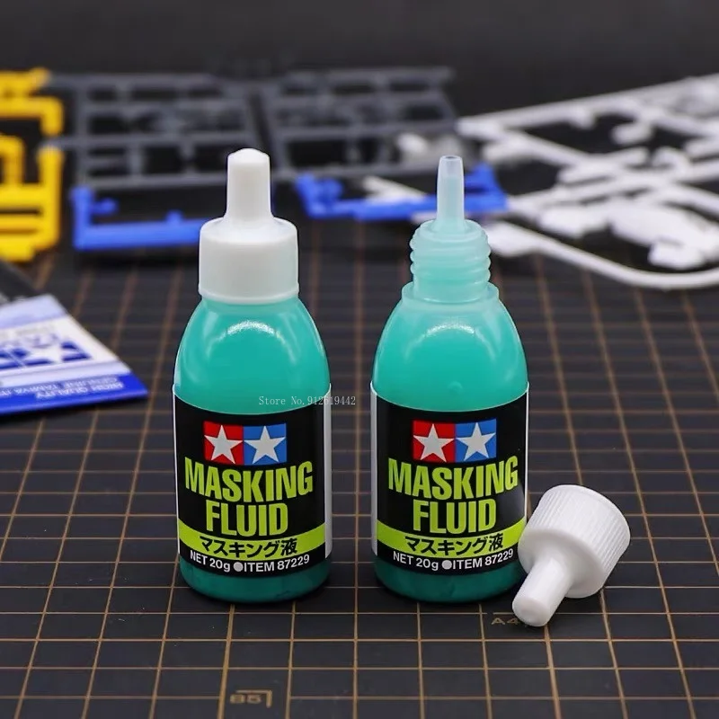 20g 87229 Water-Based Masking Liquid Peelable Cuttable Masking Solution for Military Model/ Hand Figure Painting Tool Tamiya