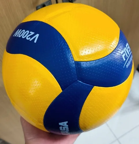 MIKASA original profesional súper fibra suave cuero PU voleibol v200 v300w pelota de voleibol para regalo de Año Nuevo