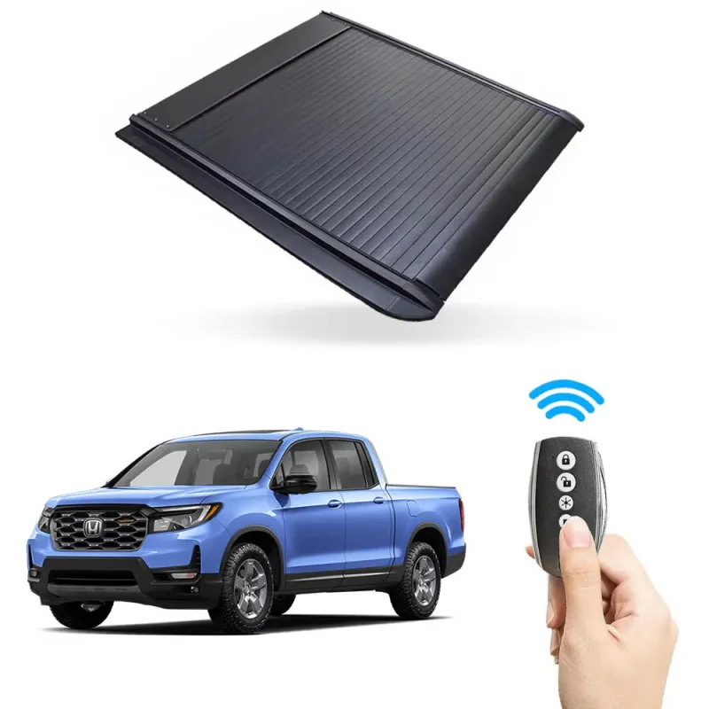 

Модернизированный электрический подвижный чехол из алюминиевого сплава для Ridgeline 2015+, водонепроницаемый и без сверления.