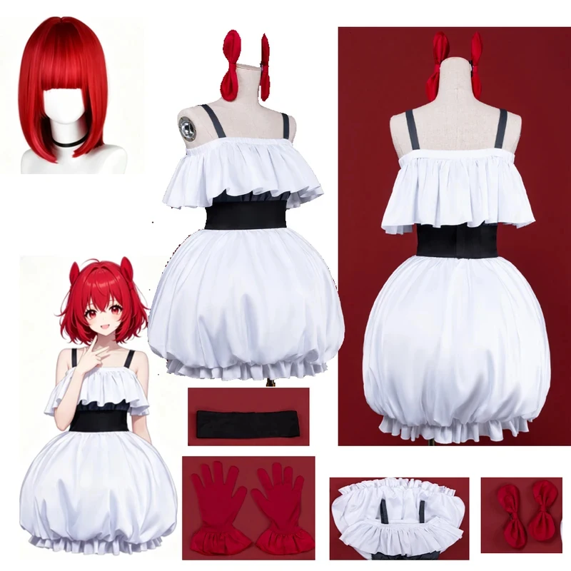 

A;3\v,7'd/Anime OSHI NO KO 3 Arima Kana Cosplay Costume Women Dress Uniform Summer Daily Carnival Party Stage Disguisec;3;h\7.l/