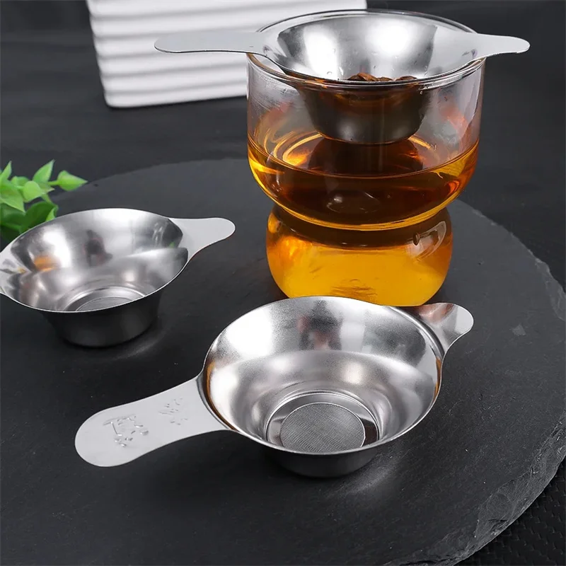 Stainless Steel Fine Mesh Tea Infusers Teapot Kungfu Tea Leaf Strainer Spice Filter Diffuser Kitchen Teaware Accessories