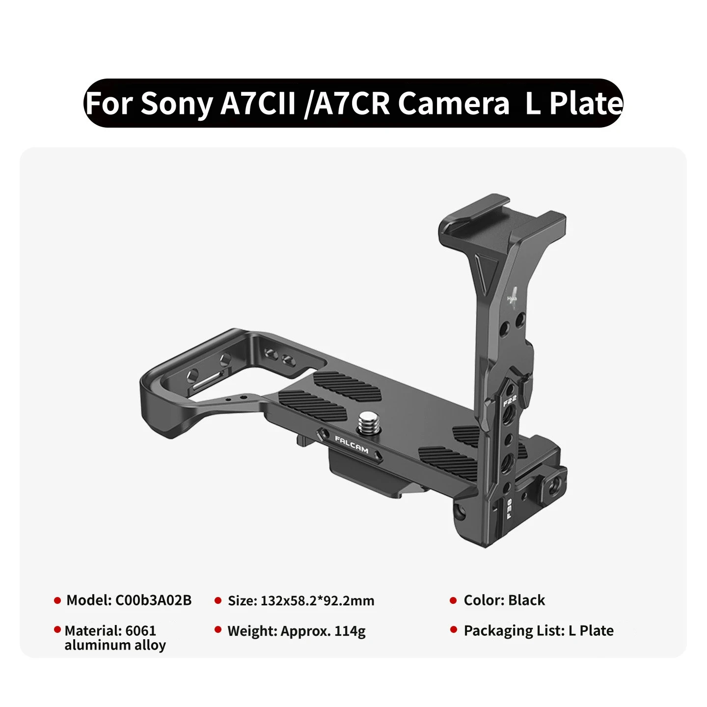 FALCAM officiële F22&F38 Quick Camera Cage KIT voor Sony A7M5/4/A7C2/FX30/FX3, Canon C50/R63, Nikon ZR/Z63, LUMIX S5, DJI Pocket3