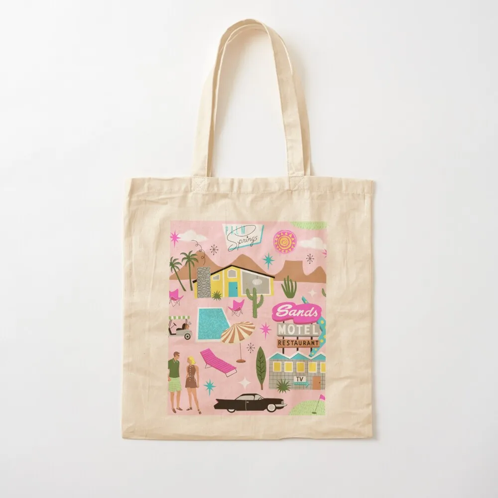 

Palm Springs Pop Tote Bag hand bag ladies Eco bag Canvas Tote