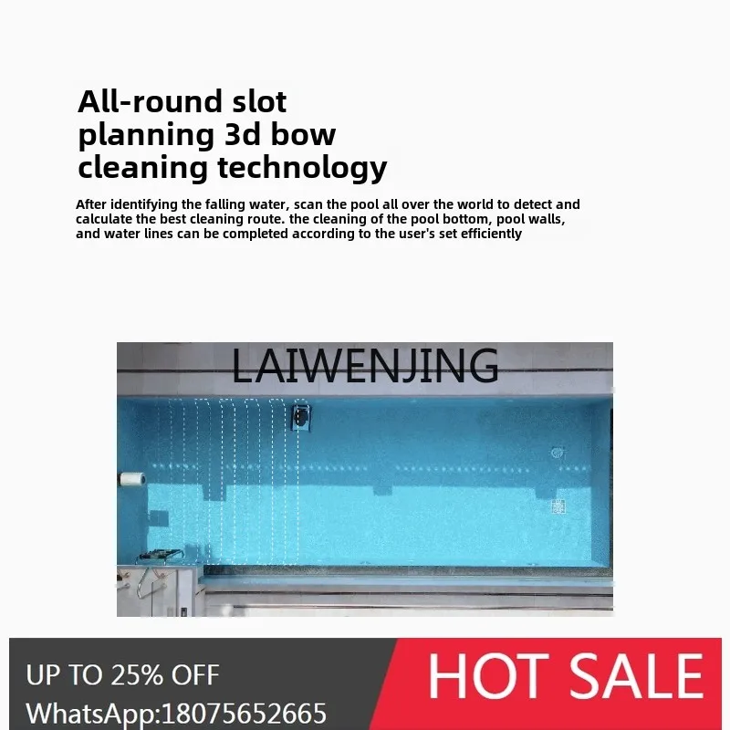 LYN swimming pool wireless sewage suction machine automatic villa homestay swimming pool underwater vacuum cleaner