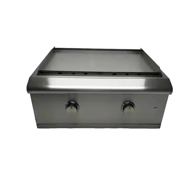 Factory Heavy Duty Premium Modern Luxurious Built-in Waterproof Smokeless Flame Safety Gas Grill 2 Burners