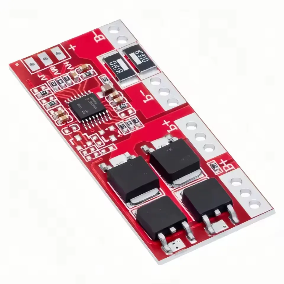 High-Current 14.4V to 16.8V 4S 30A BMS Module for 18650 Lithium Batteries - Charging Protection with Balanced Management