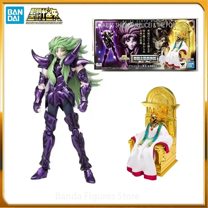 

Оригинальный тканевый Миф BANDAI Saint Cloth EX Aries Sion Surplice и набор бывшего папы Saint Seiya The Hades глава в наличии аниме фигурки