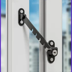 Window Wind Braces, Limite de Ventilação, Modelos Chavetados, Impedir que Crianças Abram Acidentalmente Janelas e Causando Perigo