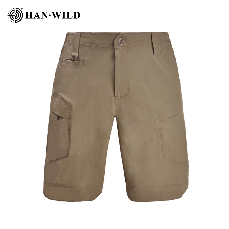 Pantalones cortos tácticos militares para senderismo, Shorts Cargo impermeables de secado rápido, resistentes al desgaste, holgados, para exteriores