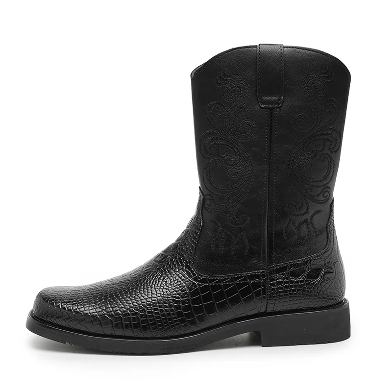 

Мотоциклетные защитные ботинки для мужчин, четырехсезонные новые модные высокие берцы для бездорожья, противоскользящие, износостойкие, дышащие ботинки для верховой езды