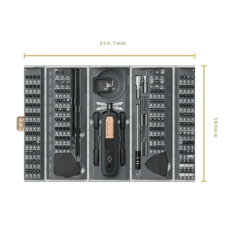 180-in-1 Multi-function and Multi-scene Precision Universal Durable Screwdriver Tool Set Mobile Phone Repair Tools