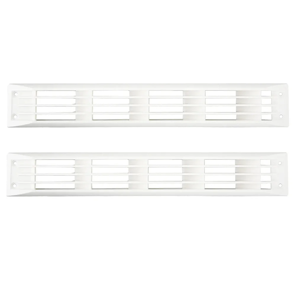 

Ventilation Rectangle Grill Cover Pair for Caravan RV Air Vents Made from UV Resistant ABS for Durable Performance
