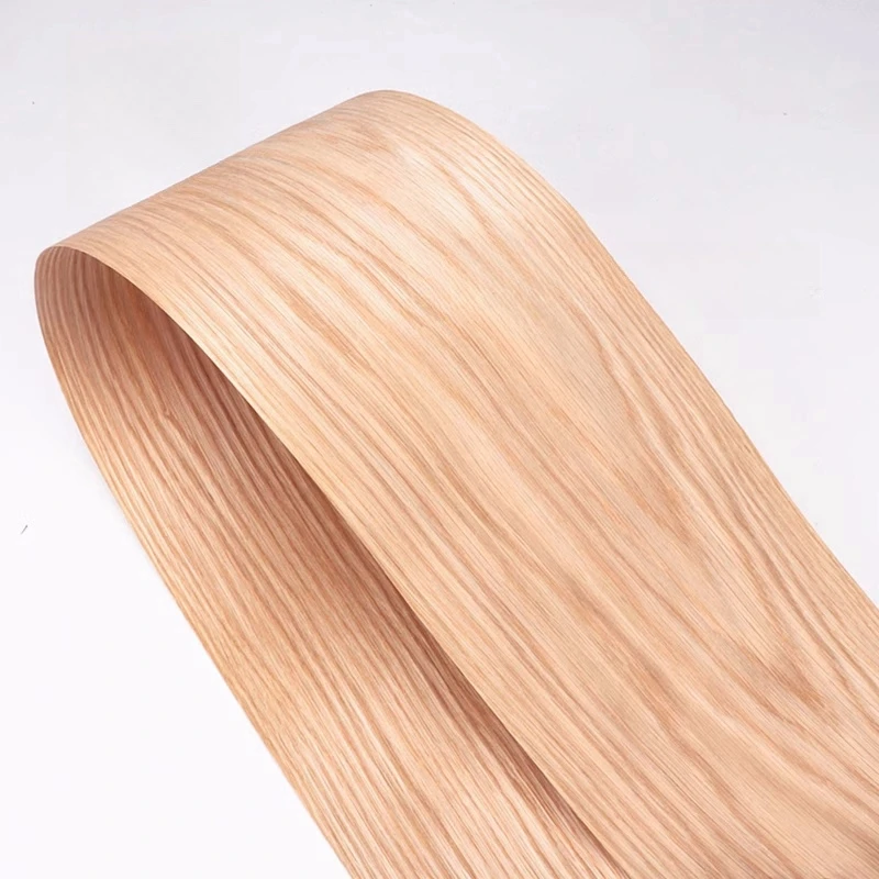 Natural Wood Veneer White Oak for Furniture about 20cm x 2.5m 0.45mm C/C