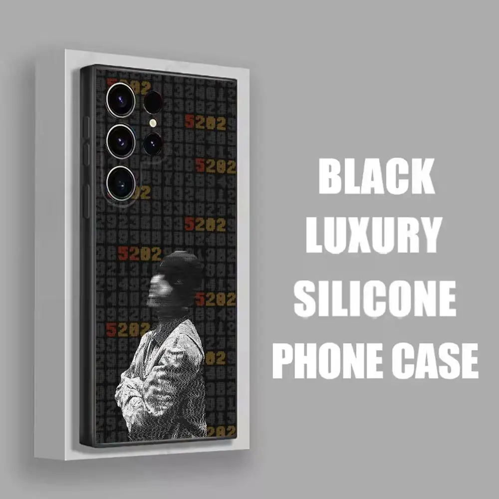 5202 AMERI D-DUKI Phone Case For Samsung S25,S24,S21,S22,S23,S30,Ultra,S20,Plus,Fe,Lite,5G Black Cover