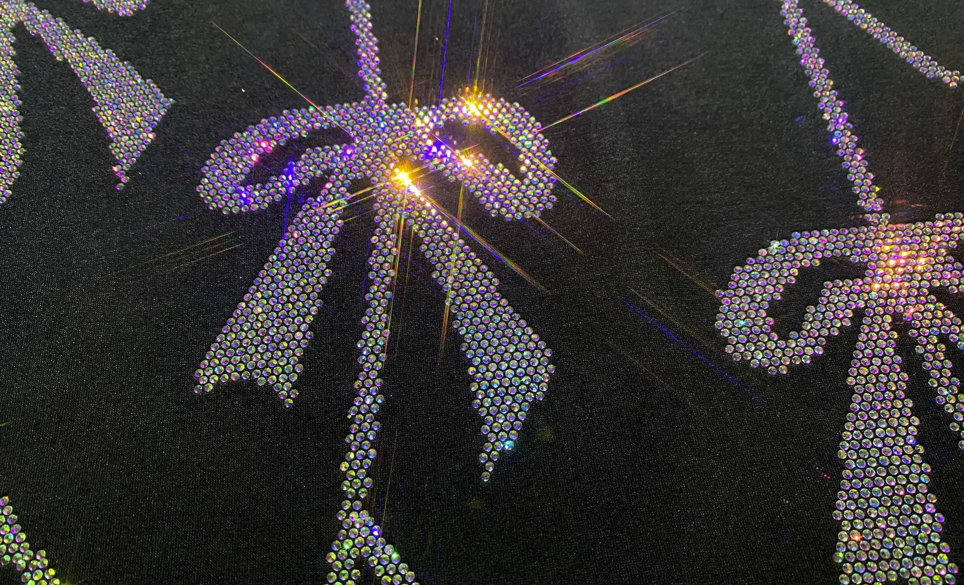 Women's Clothing 2025 Autumn Winter New Round Neck Long Sleeve Tops Women Lace Splicing Rhinestone A-line Oversize Chic T-shirts