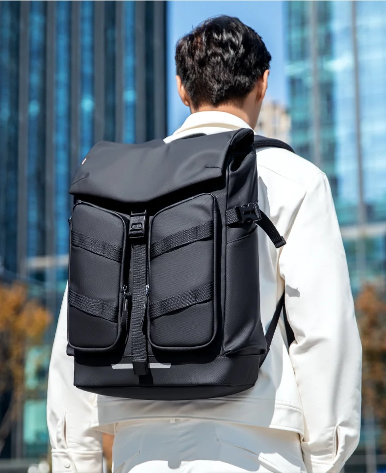 2026 NEW CapaFlex: Expandable 17 Inch Large Capacity Leisure Schoolbags Sports Simple Men And Women Universal Computer Backpack