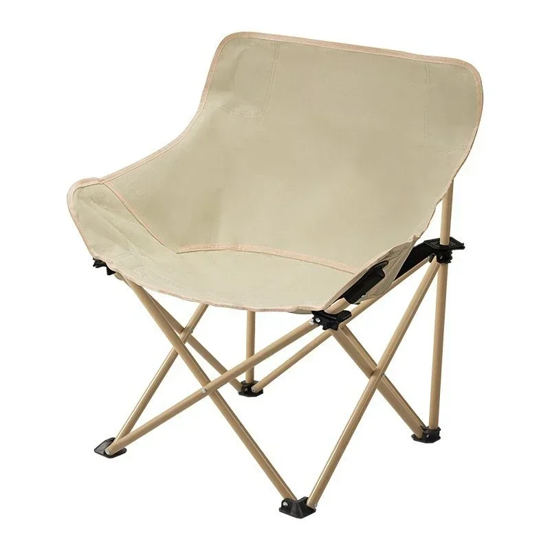 Outdoor folding chair Moon chair Outdoor goods Daquan camping table and chair set Fishing folding  with backrest