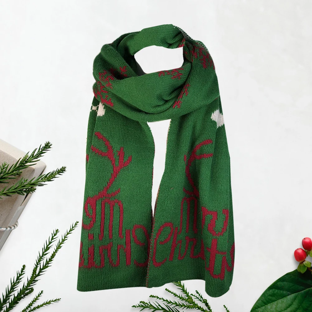 

Warm Shawl Christmas Gift Women Scarf Winter Knit Oversized Blanket Style Cozy Durable Soft Long Term Use Outdoor Skiing