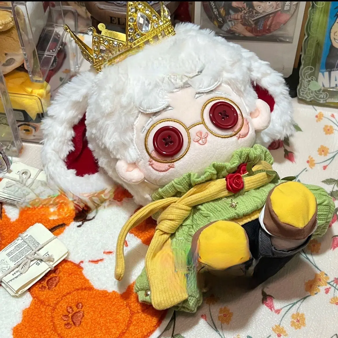 

Игра Anime Identity V Freddy Riley Юрист, плюшевая хлопковая кукла, тело, косплей, мультяшное платье, одежда, игрушка, подарок 20 см