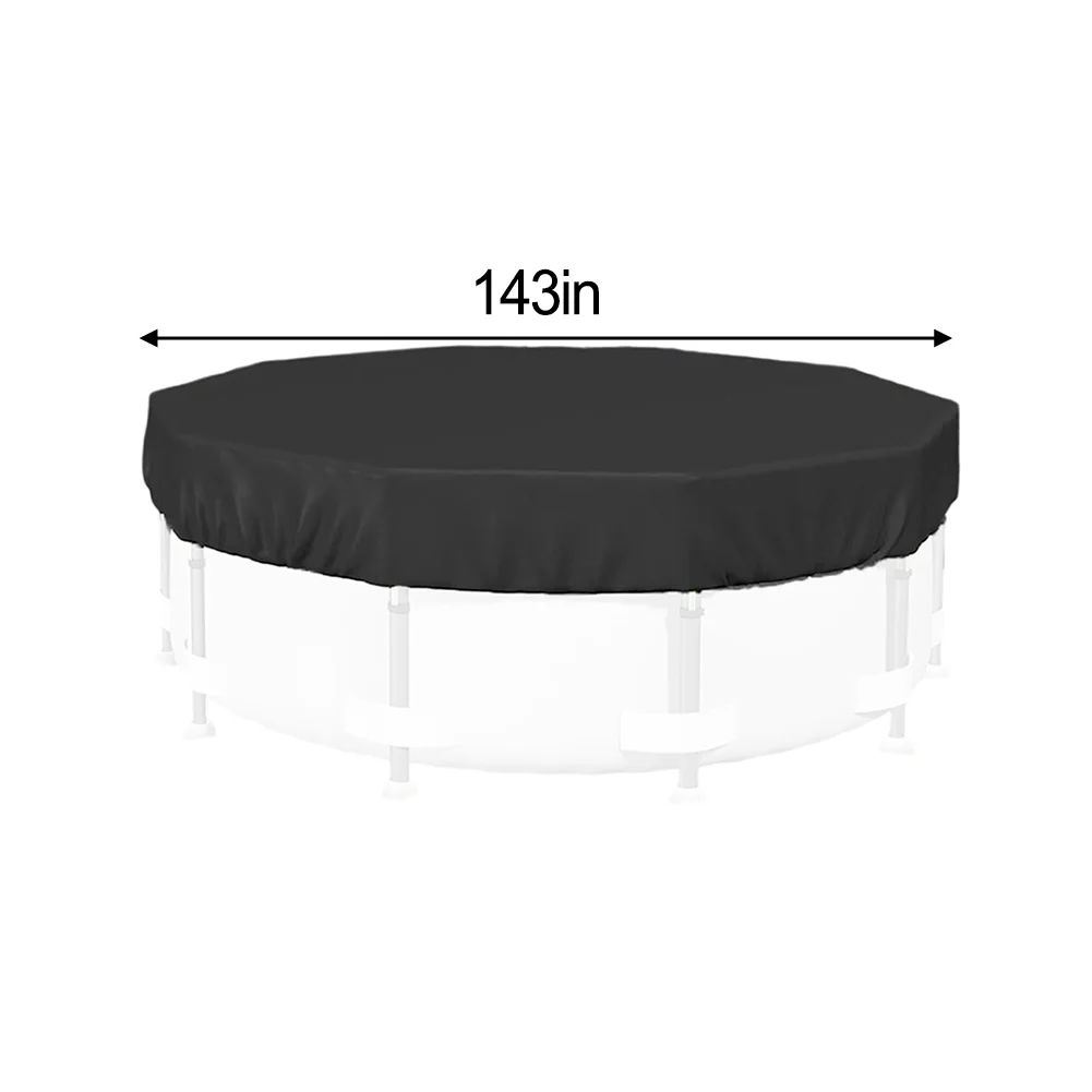 

For Above Ground Pool Cover with Windproof Design 420D Oxford Material Effectively Prevents Leaves and Debris in Winter