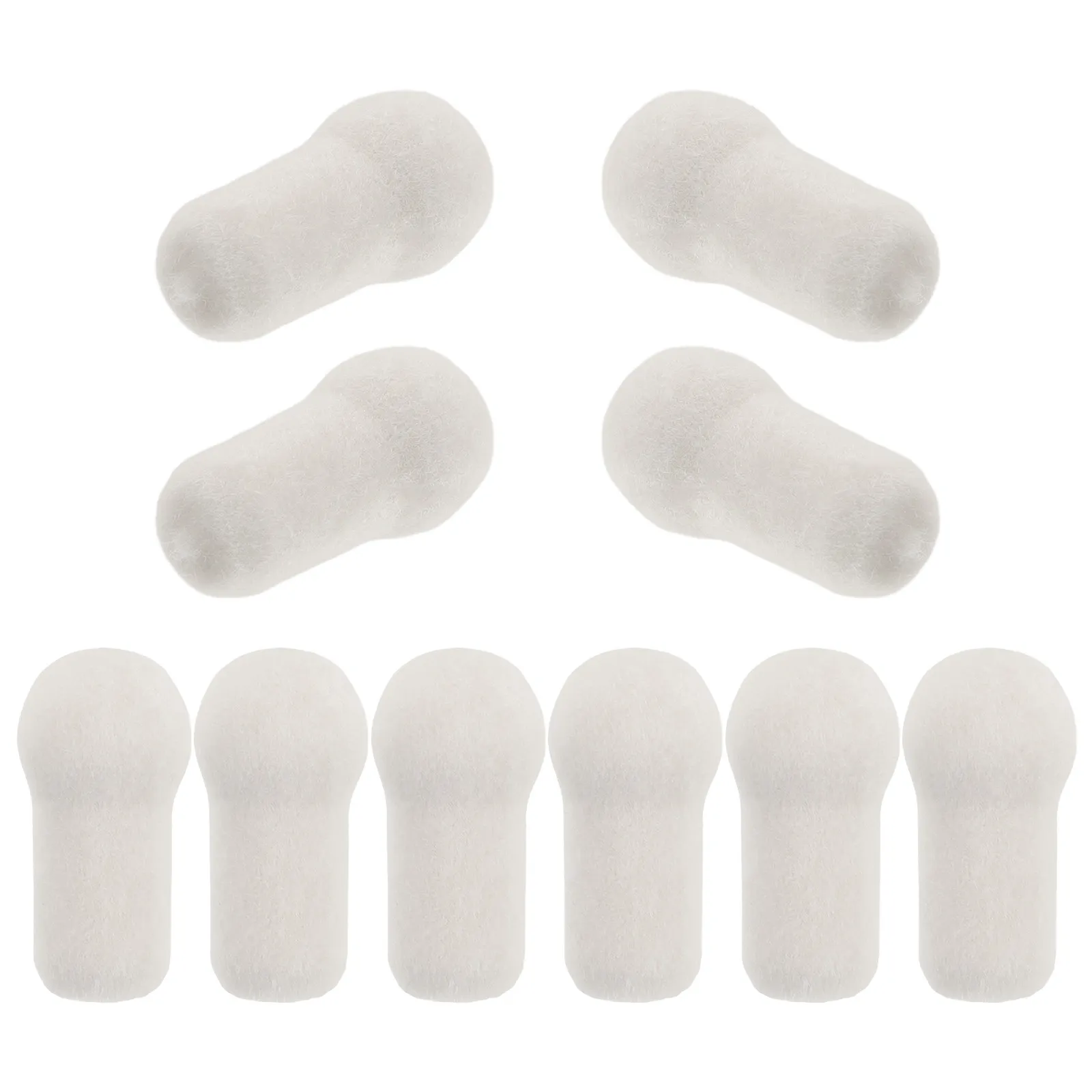 10Pcs Stylus Replacement Nibs Felt Head 8Mm Touch Screen Pen Tips for Digital Writing Note Taking Drawing Tablet Phone