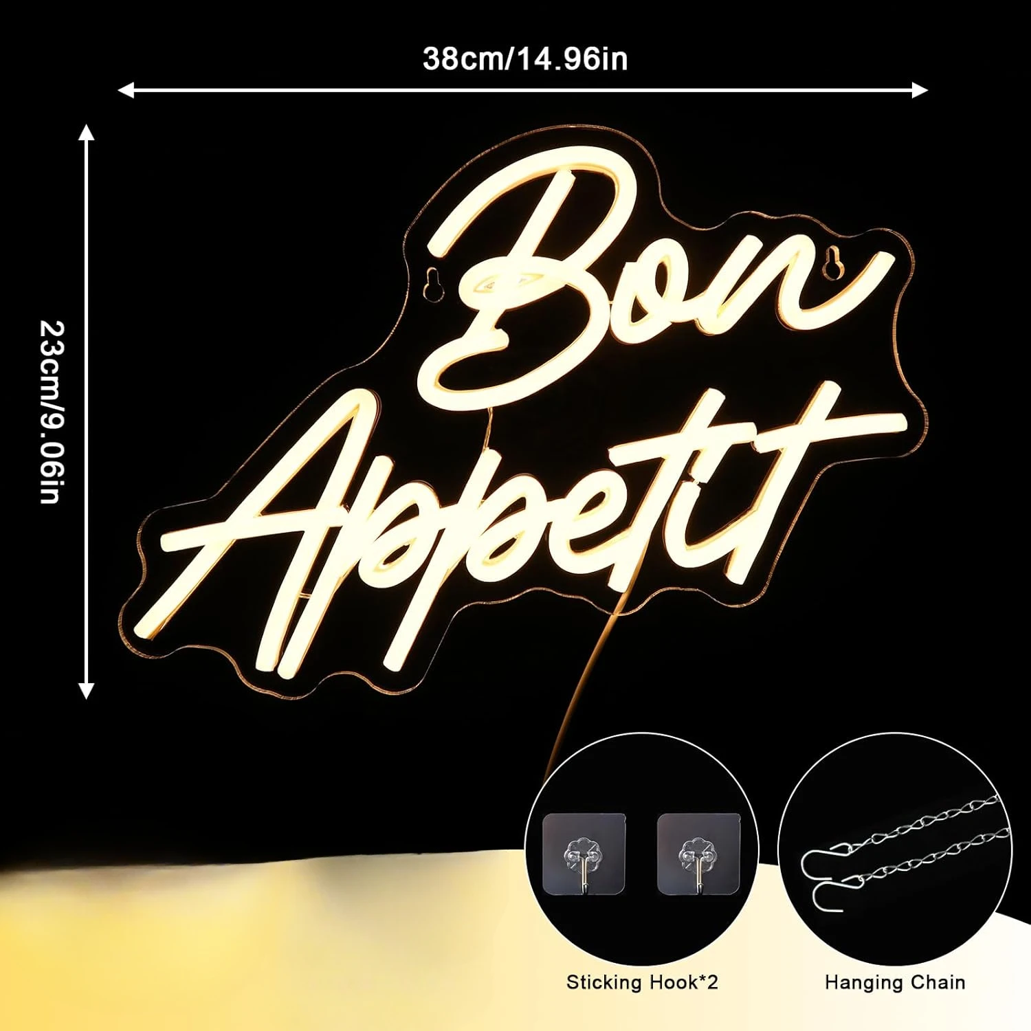 Bon Appetit Neon işık burcu LE - Commercial Kitchen Store incelemesi ve fiyatı