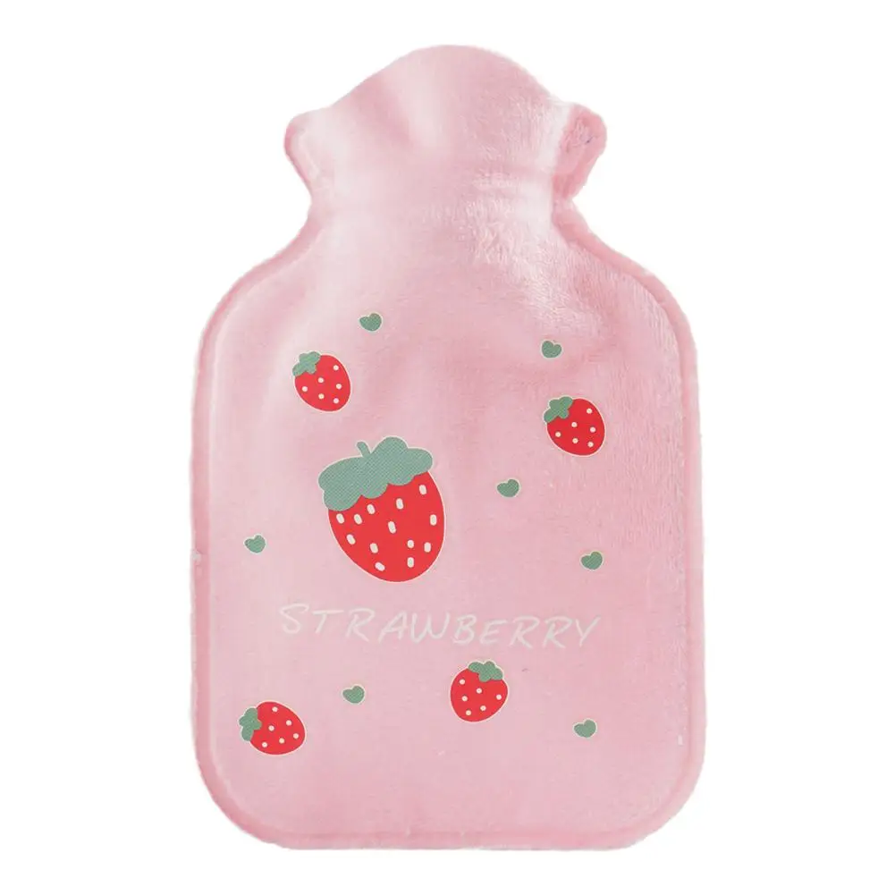 Cute Hand Warmer Hot Water Bag Heat Warm Cartoon Hot Water Coldproof Water Small Filling Soft Reusable Bottle Keeping J8P4