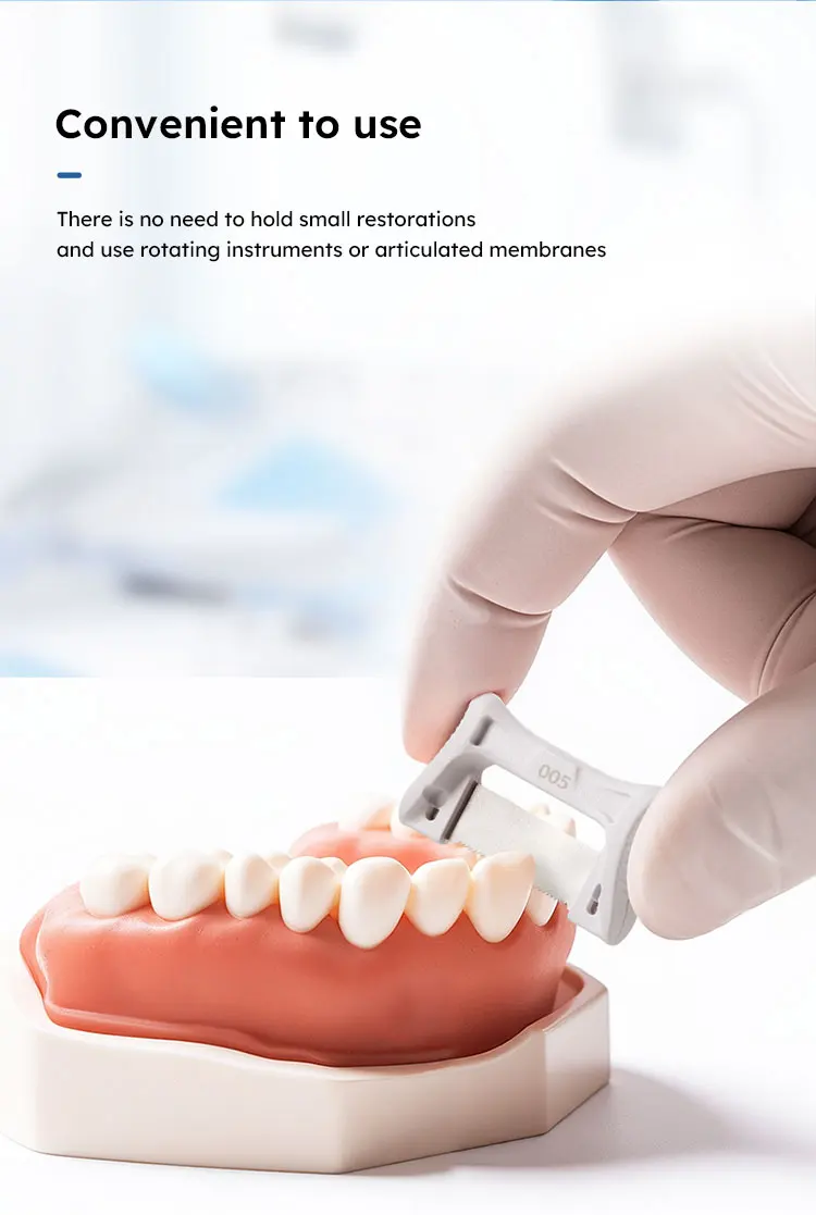5 Stück AZDENT Dental Interproximal-Reduktionsstreifen, kieferorthopädische Interproximal-Streifen, Emaille-Reduktions-Polierstreifen für die Zahnmedizin – Detail 4