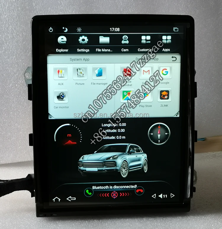 PX6 10.4'' for Porsche cayenne Android 4+64GB for  car video DVD player auto electronic stereo GPS navigation