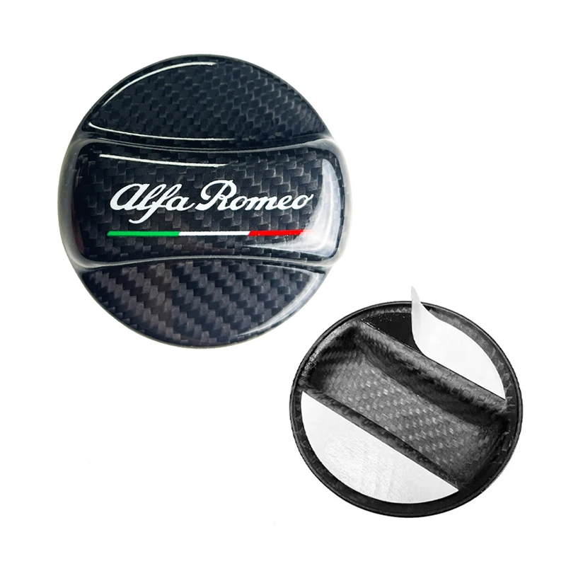 Carbon fiber fuel tank cap fuel cap for Alfa Romeo Giulia 952 Stelvio 949 exterior accessories