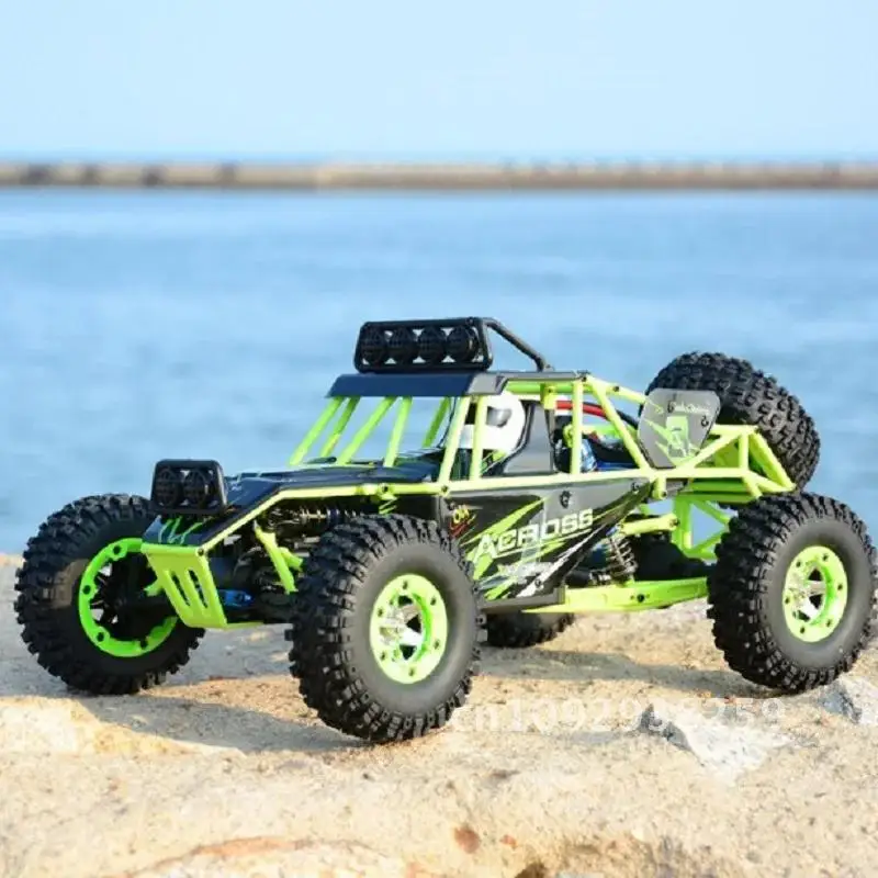 WLtoys 2.4G 12428 1/12 4WD RC Racing Car High Speed Alloy Off-Road Gift With Light Truck Climbing Control LED Toys Kids Remote