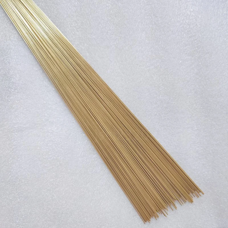 Diametro 1mm 1.5mm Tubo in ottone Asta tonda sottile Filo di rame Modello in argilla ultraleggera Supporto per scena Parti modello fai da te Lunghezza 200/250mm
