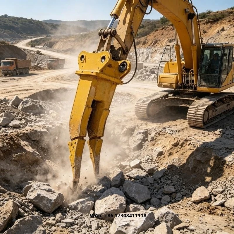 Shentui Hydraulic Ripper for Excavator Rock Breaking Attachment Single/Double/Triple Shank  Heavy Duty Mining Use 6-40T