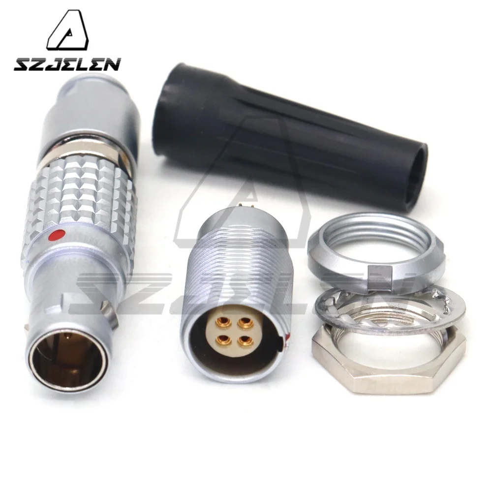 

FGG ECG EGG EEG 0B 304 4-pin aviation camera plug socket push-pull self-locking connector