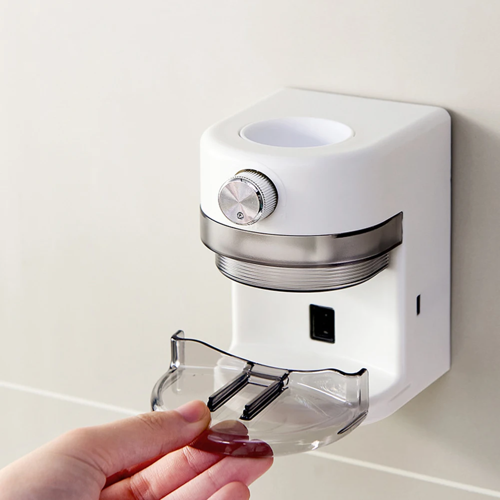 

Black Automatic Toothpaste Squeezer Modern Bathroom Accessory Detachable For Cleaning For Various Toothpaste Tubes