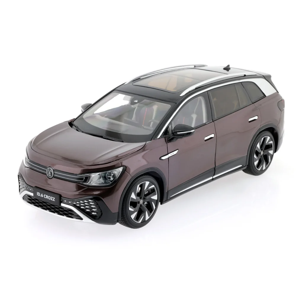 

1:18 ID.6 CROZZ Star Cloud Фиолетовый Металлический Литой Под давлением Игрушки Модель автомобиля Коллекция автомобилей из цинкового сплава Металлические литые модели автомобиля Подарок