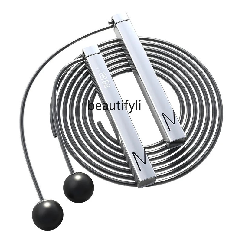 

Smart cordless bluetooth skipping rope professional fat burning counting adult fitness special training for girls