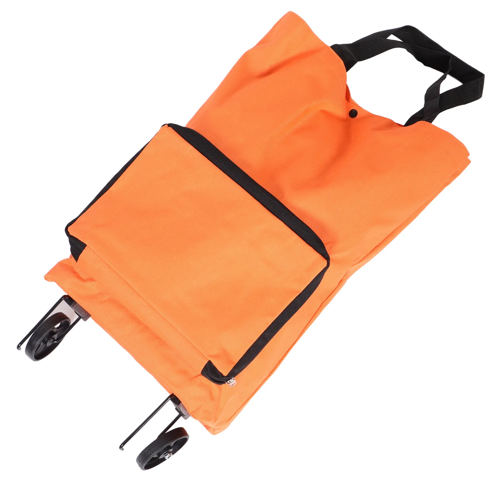 

Folding Grocery Cart Bag Large Capacity Portable Shopping Trolley Hand Cart Collapsible Rolling Shopping Bag Wheels