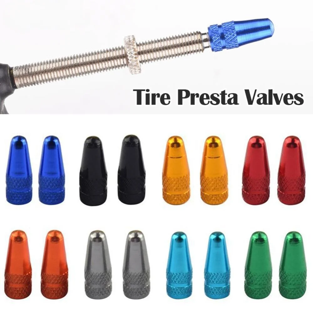 

1Pc Bicycle Tire Presta Valves Caps Air Valve Caps Aluminium Alloy for Road Bike Tyre Ultralight Cap Designed Valve Covers