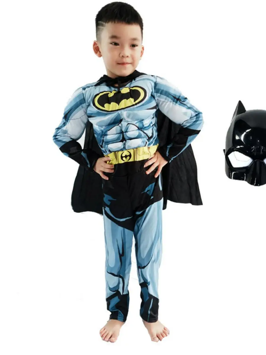 مجموعة قناع Loween Glow-in-the-k Accory الرجل الحديدي Transformeren العملاق للأطفال مجموعة كاملة من الزي الإنجليزي...
