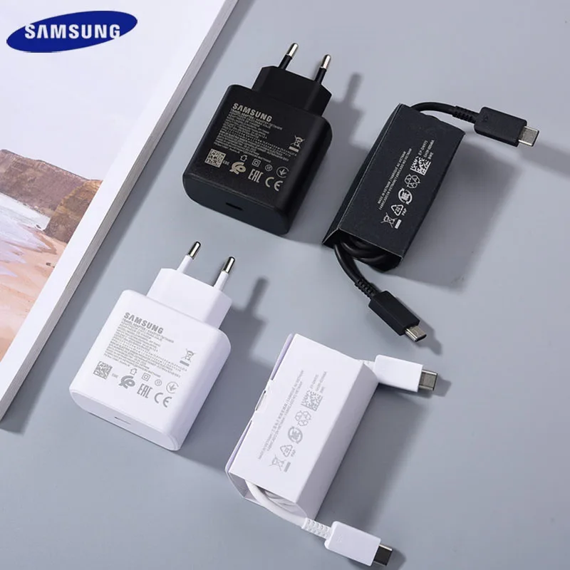 45W Super Fast Charger EU US PD USB C Plug For Samsung Galaxy S26 S25 S24 Ultra S23 S22 Z Fold6 Flip5 Tab S9 EP-TA845 Adapter view 2