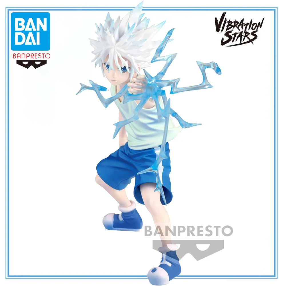 

100% Original in Stock Bandai Spirits Vibration Stars Hunter × Hunter Killua Zoldyck II Collection Series Anime Figure