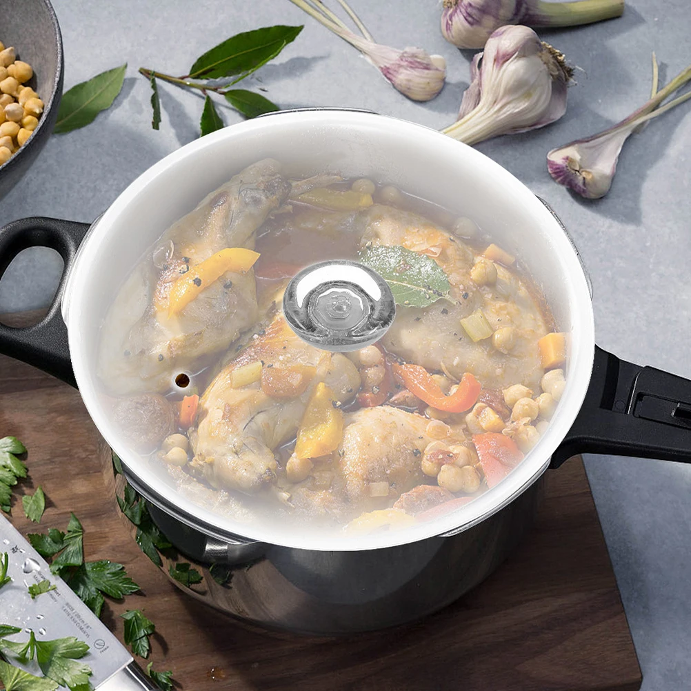 

Glass Soup Pot Lid High Temperature Resistant Transparent Pot Cover with Air Vent Universal Replacement Pan Lid Kitchen Cooking