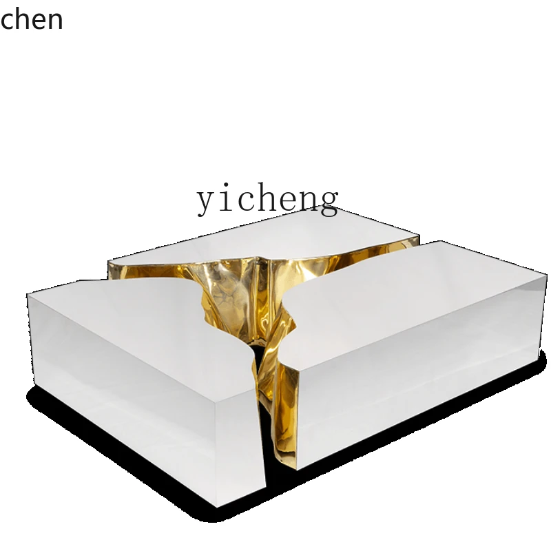 YFY Coffee Table Table Shaped Minimalist Model Room Living Room Villa Creative Design Tea Table