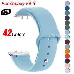 Silikon armband für Samsung Galaxy Fit 3 Uhren armband Armband für Samsung Galaxy Fit 3 SM-R390 Armband Ersatz Zubehör