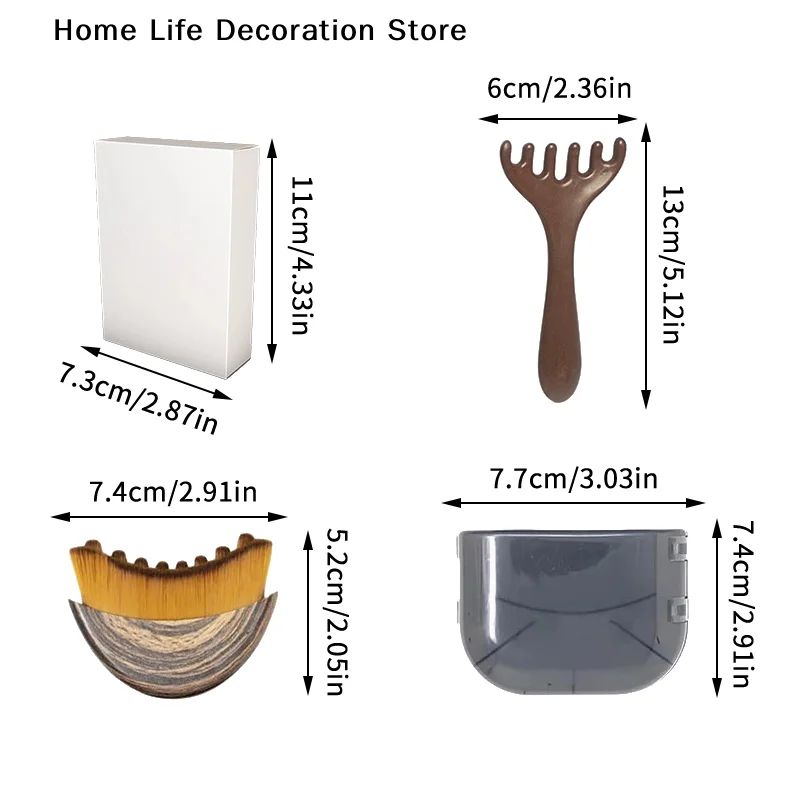 Pędzle do konturowania linii żylakowej twarzy i ciała, masażer do drenażu limfatycznego podbródka i linii żuchwy, narzędzie kosmetyczne do modelowania i łagodzenia zmęczenia.