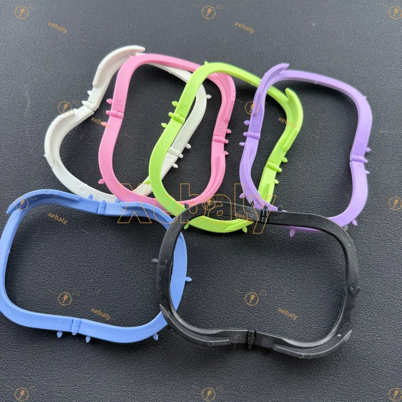 20PCS Dental Frame Rubber Arch Opener Oral Opener Foldable Plastic Stand