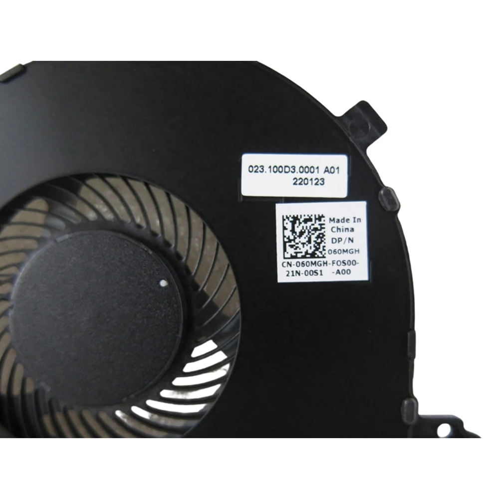 For DELL For Inspiron 7586 2-in-1 060MGH 60MGH NS85A04-18D19 NS85C05-18A12 DFS551205WQ0T FKBF DC05V 0.50A 4PIN Laptop CPU Fan