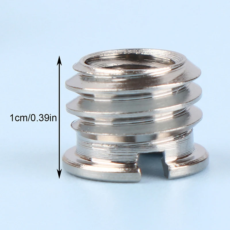 5Pcs 1.0cm Camera Screw Nut 1/4 To 3/8 Inch Convert Screws Standard Adapter Screw Quick Release Screw Tripod Mount Adapter Screw