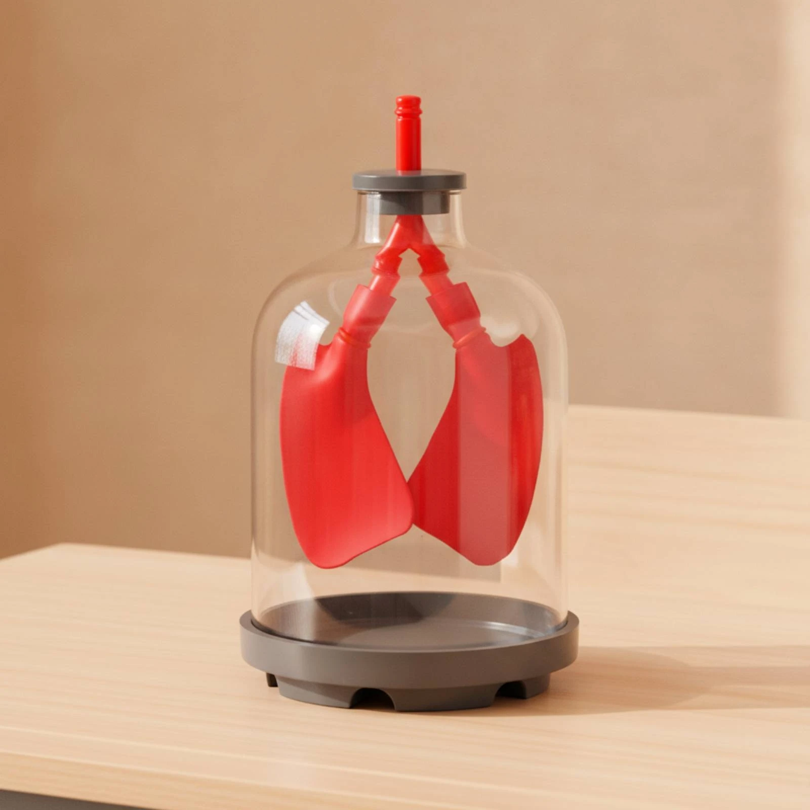 Human Respiratory Mechanics Model Interactive Lung Breathing Demonstration Model Diaphragm Muscle Movement Simulator Hands-On
